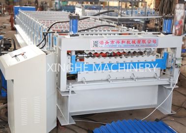 Κίνα Ζαρωμένος ρόλος επιτροπής τοίχων που διαμορφώνει τη μηχανή, διπλός ρόλος φύλλων υλικού κατασκευής σκεπής στρώματος Aluzinc που διαμορφώνει τη μηχανή προμηθευτής