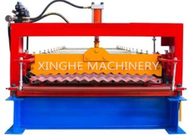 Κίνα Το αυτόματο υλικό κατασκευής σκεπής 850 μετάλλων ζάρωσε το ρόλο κεραμιδιών διαμορφώνοντας τη μηχανή/το χρωματισμένο ρόλο φύλλων χάλυβα κατασκευάζοντας τη μηχανή προμηθευτής